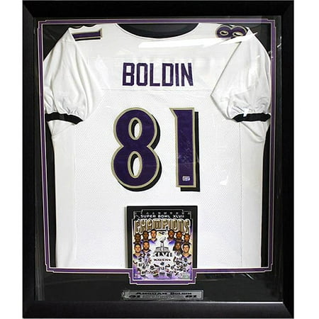 30x34 Framed Baltimore Football Item - Anquan Boldin