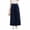 Navy, variant on YuXingFu Womens Cropped Paperbag Stretch Waist Cropped - Shirred Stretch Denim Beach Black M