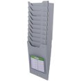 thumbnail image 2 of Miangastore Grey PP Material Time Cards Holder for Warehouse Storage with Rational Capacity and Lightweight Design 7.5x5.5 Inches, 2 of 8