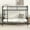 Black, variant on Gewnee Convertible Twin Over Twin Heavy Duty Metal Bunk Bed with Ladder for Kids Teens,Black