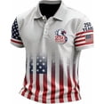 thumbnail image 2 of Men's 250 Anniversary USA Shirt United States of America 1776-2026 Tops Eagle Patriotic Flag Independence Day Shirts, 2 of 3