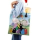thumbnail image 4 of Barbapapa Bolso de tela con estampado de lienzo para mujer, bolsa de compras reutilizable y estética, con cremallera interior, regalo para mujer,40*45cm., 4 of 6