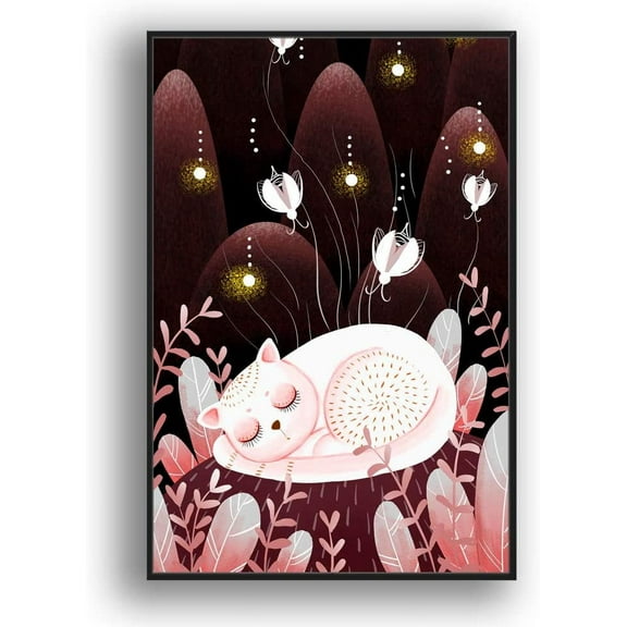 IDEA4WALL Framed Canvas Wall Art for Living Room, Bedroom Flow in The Dream Canvas Prints for Modern Home Decoration Ready to Hang