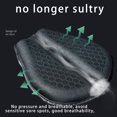 thumbnail image 4 of Cushion Universal 3D Shock Absorbent Breathable Non Slip Waterproof Thickened Motorcycle Cushion, 4 of 8