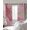 Light Pink Peach Pink, variant on Pink Marble Blackout Curtains for Bedroom/Living Room, Thermal Insulated Kitchen Curtains, Golden Abstract Modern Ink Painting Grommet Darkening Window Treatment Drapes 27.5"x39"x2