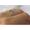 thumbnail image 4 of HeartsAndYou 0.5ct Natural Red Garnet Ring Bezel Set Solitaire 100% REAL 14k SOLID White Gold, 4 of 9