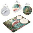 thumbnail image 4 of Kitchen Drying Mat Kitchen Drying Pad 16x18In Drying Dish Mat Dish Drying Mats Kitchen Countertop Multi-Function Drain Drying Mat Beautiful Pink Flamingo, 4 of 8