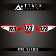 thumbnail image 2 of Attack Graphics Pro Series Restyle Number Plate Backgrounds Polisport MX Restyling Kit for Honda CR250R 2002, 2 of 4