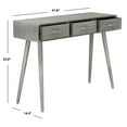 thumbnail image 6 of Safavieh Albus 3 Drawer Modern Solid Console Table, Slate Grey, 6 of 10