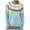 Sky Blue, variant on Women's Fair Isle Sweater Casual Vintage Crew Neck Knitted Sweater Cute Graphic Fall Fashion Pullover Jumper Tops (Sky Blue, L)