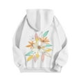 thumbnail image 4 of Wensltd Women's Hoodies Cute Printing Long Sleeve Tops Warm Loose Fall Pullover Sweatshirts, 4 of 5