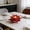 Red, variant on Hand-Sculpted Ceramic Candle Holders - Lotus Flower Decor,Ceramic Lotus Petals Style Flower Candle Holder,Floral Petal Design for Candlelight Dinners | Home Decor & Festive Prop,Red