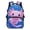 Axolotl Underwater Theme, variant on US Patriotic Bald Eagle Large Capacity Backpack, Polyester Multi-Purpose Lightweight Bookbag for Sport Outdoor Activities