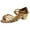 Gold, variant on Women's Satin Shoes Fashion Crisscross Strap Slides Adjustable Buckle Dance Shoes Soft Cushion Sandal for Ru𝗆ba Wa𝗅tz Prom Ballroom Latin Wear