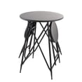 thumbnail image 2 of 32.3" Tall Black Iron Decor Set - Stowable for Storage - Home Gathering Spaces - Add Elegance to Home, 2 of 7