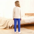thumbnail image 5 of Byoo Solid Leggings for Toddler Girl Straight Leg High Rise Relaxed Slim Fit Capris Trousers Kids Soft Tights Pants, 5 of 6