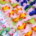 thumbnail image 2 of BRIGHTFUFU 24 piezas hawaiano colorido Leis collar de flores artificiales guirnalda clásica cuello bucle Tropical Luau favores de fiesta playa Hula baile vestido accesorio de vestuario, 2 of 8
