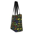thumbnail image 4 of Fotbe Pixel Game Pattern Beach Tote,Shoulder Handbag,Spacious Tote Bag,Lightweight Travel Bag,Versatile Shopping Bag, 4 of 9