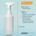 thumbnail image 2 of 32 oz. Plastic Trigger Spray Bottles, Chemical Resistant, Heavy Duty, Commercial, 6-Pack, 2 of 3