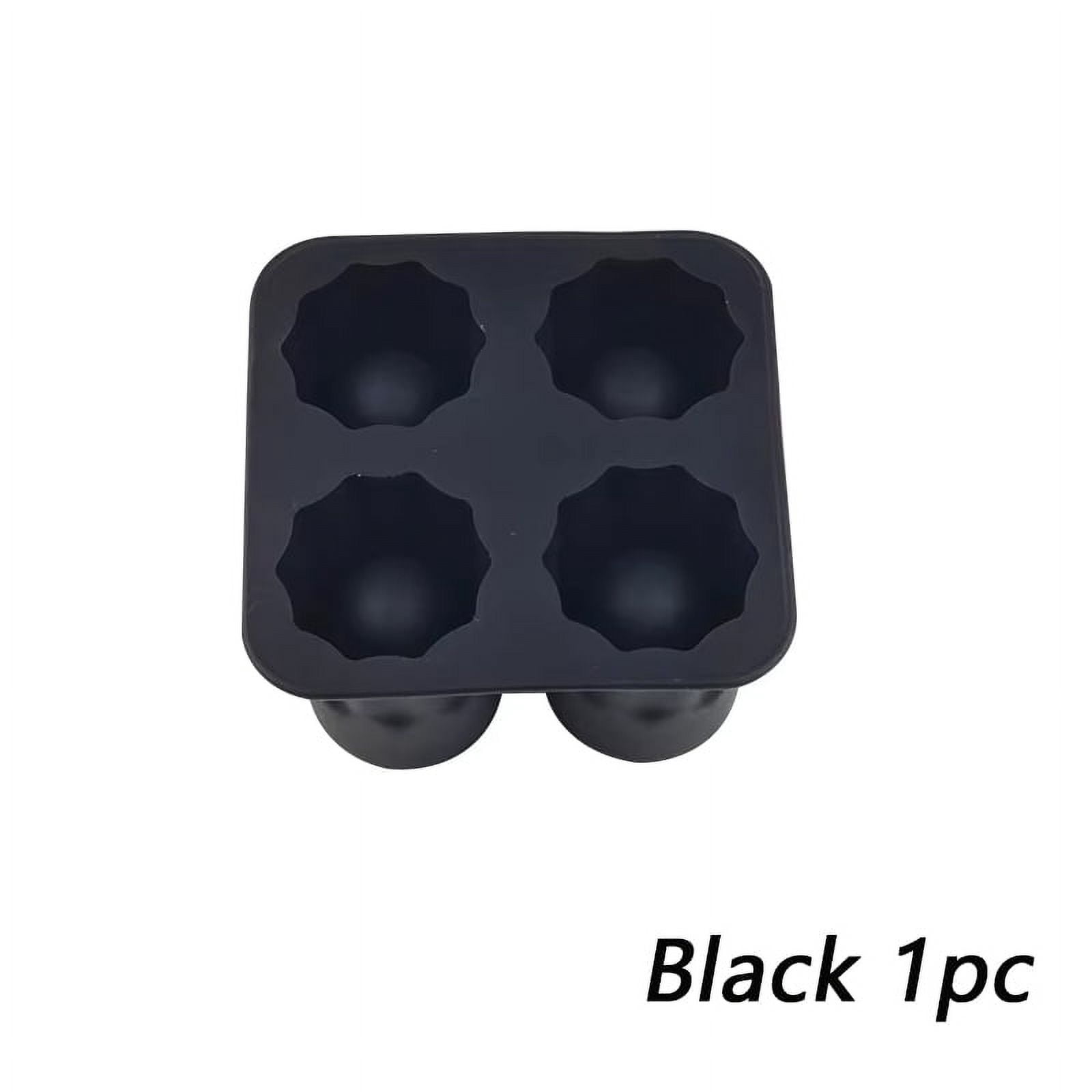 4 Cup Shape Silicone Ice Cube Mold Shot Glass Ice Mould Ice Cube Tray Summer Bar Party Beer Ice Cocktail Cold Drinking Tools