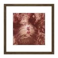 thumbnail image 1 of Abstract Red Stretched Painting 8X8 Inch Square Wooden Framed Wall Art Print Picture with Mount, 1 of 4