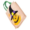 thumbnail image 4 of Bolsa de mano de Halloween de tela de yute con asa, 4 patrones, bolsas de Acción de Gracias para almacenamiento de trucos y golosinas, calabaza, 4 of 14