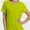 Chartreuse, variant on Women's Ultra-Soft V-Neck Short Sleeve T-Shirt - Casual Comfort Fit Tee