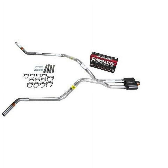 F150 98-04 dual exhaust 2.5 pipe Flowmaster Super 10  Corner exit