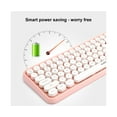 thumbnail image 4 of AJAZZ 308I Wireless Keyboard Portable Mute Hit 84 Keys Bluetooth-compatible 3.0 Round Key Computer Keyboard for Office - Black, 4 of 5