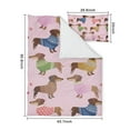 thumbnail image 5 of Colorful Funny Dachshund Duvet Cover and Pillowcase Set for Single Bedding, Bedroom Accessories for Kids Teens, 5 of 5