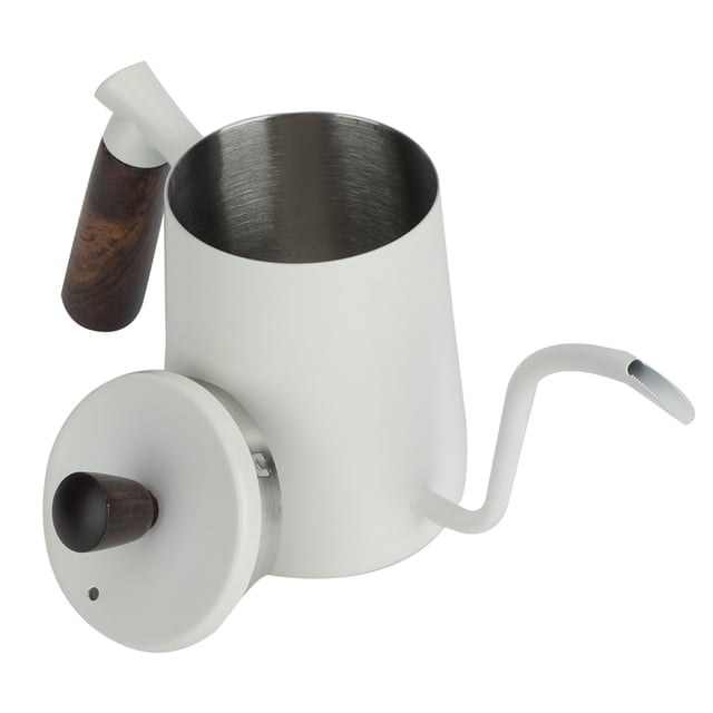 Coffee Pot, Coffee Kettle, Long Gooseneck Comfortable Handle For Drip Coffee Enthusiasts Cafe Home White 700ml