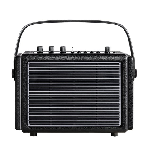 Mate4 Professional Stereo Wireless Bluetooth Speaker 64W Wooden Retro Multi-Directional Sound Field Subwoofer MW-M4 ,High Sound