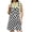 Black and White Checkered, variant on Shorts Overalls for Women Fashion Jumpsuits Checkered Romper Stretchy Plaid Bib Coveralls(Orange and White Checkered,XL)