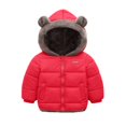 thumbnail image 1 of Chaquetas gruesas de invierno para niños, abrigos para niñas, chaquetas para niños, abrigo grueso cálido de terciopelo para niños, prendas de vestir exteriores con capucha, ropa para niños 4T Gao Jinjia LED, 1 of 2