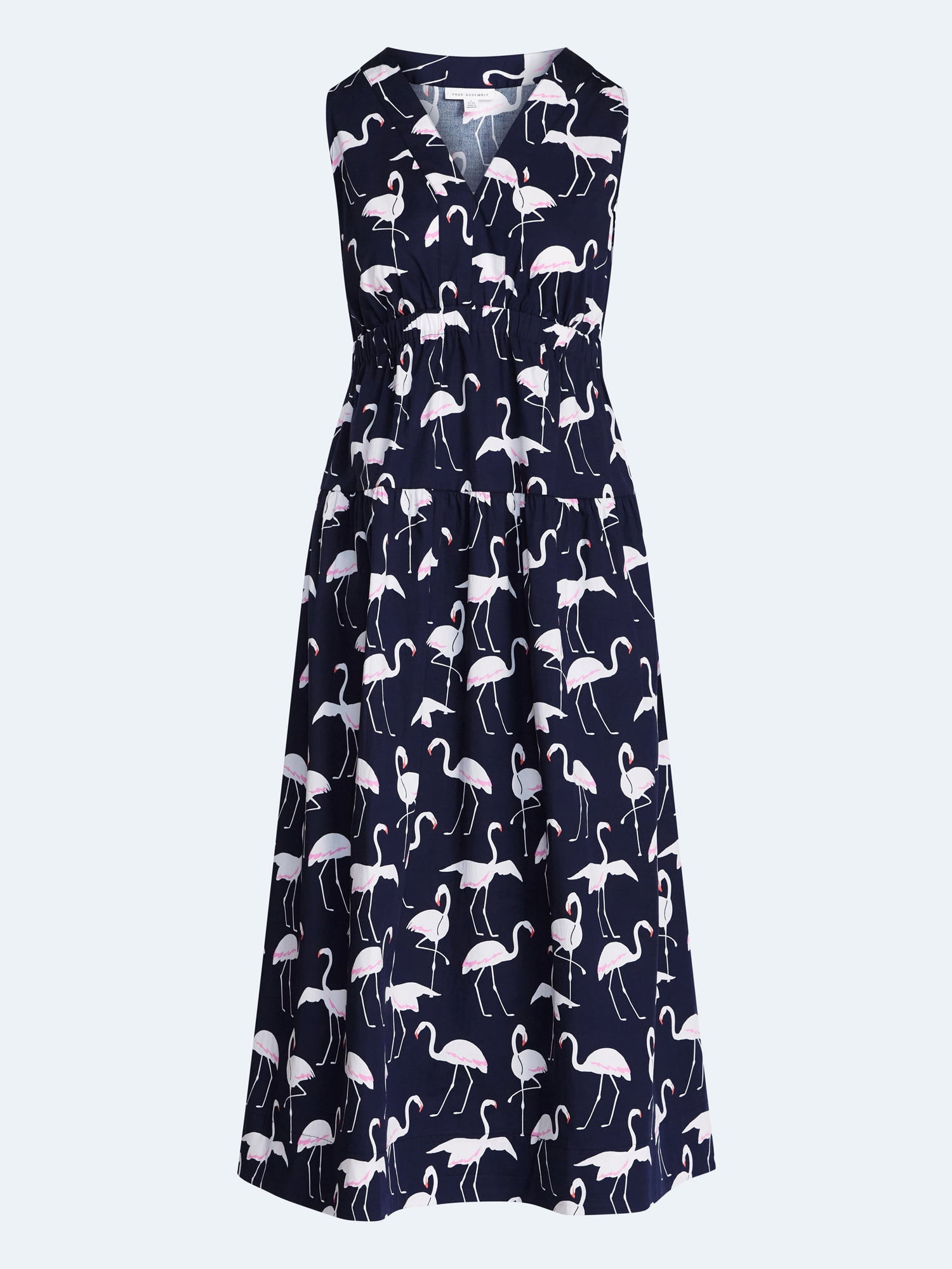 Free Assembly Women's Sleeveless V-Neck Maxi Dress, Sizes XS-XXL