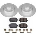 thumbnail image 2 of PowerStop Rear Geomet Coated Brake Rotor and Pad Kit Fits: AUDI VOLKSWAGEN Select Models CRK7324, 2 of 5