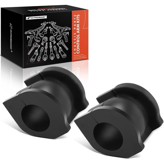 A-Premium 2 x Front To Frame Sway Bar Bushing Kit, Compatible with Honda Civic 2006 2007 2008 2009 2010 2011
