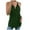Green, variant on RYRJJ Women's Deep V Neck Sleeveless Tank Tops Dressy Casual Halter Vest Blouses Lightweight Flowy Summer Tee Shirts with Pocket(White,S)