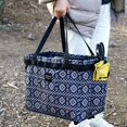 thumbnail image 4 of Bolsa de almacenamiento de herramientas de camping multiusos plegable con asa Paquete de organizador de cesta de picnic para interiores Pesca al aire Azul Soledad Bolso de picnic, 4 of 9