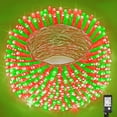 thumbnail image 1 of Guirnalda de luces navideñas Vivideal, 99 pies, 300 LED, rojo y verde, 1 of 8