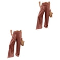 thumbnail image 1 of Pantalones de verano Sonducket para mujer - Color sólido - Naranja Rojo - S, 1 of 6