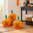 thumbnail image 4 of Halloween Inflatable Pumpkin Decoration, PVC Jack-O'-Lantern Party Decor for Indoor and Outdoor Yard Display, Seasonal Home Entryway and Halloween Celebrations, 4 of 6