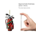 thumbnail image 4 of 3PCS Golf Bag Christmas Ornament 2025, Golf Bag 2D Flat Acrylic Ornaments, Personalized Gift for Golfers, Christmas Tree Decor, Xmas Birthday Gifts for Golfers, 4 of 9