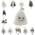 thumbnail image 3 of 1Pcs Natural Wool Felt Embroidered Head Protection #1 1, 3 of 8