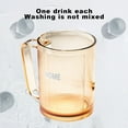 thumbnail image 2 of sruoe Toothbrush Holders, Bathroom Cups, Toothbrush Cup, Bathroom Tumblers, Portable Unbreakable Household Brushing Cup, Bathroom Cup Tumbler for Adult, Travel, Plastic Mouthwash Cups, 2 of 5