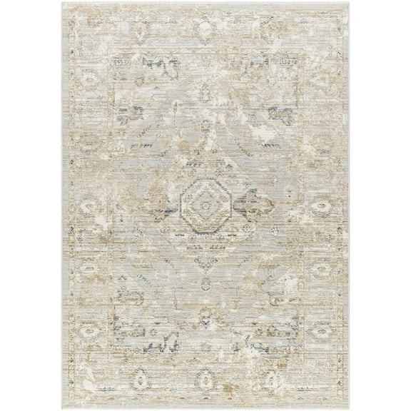 BoutiqueRugs Gioia Traditional Area Rug - Bone - 2' x 2'11"