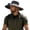 Black, variant on Fans that Blow Cold Air for Mens Outdoor Unisex Bucket Hats for Hiking Beach Fishing Garden Yard Work
