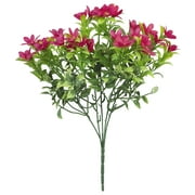 13-inch Artificial Multi Heads Mini Flowers Pick, Hot Pink, 1pc, for Indoor Use, by Mainstays