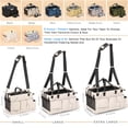 thumbnail image 5 of FifthStart Multi Use Cleaning Carry Caddy with Waist & Shoulder Strap, Beige, Large, 15” x 10” x 8”, 5 of 9