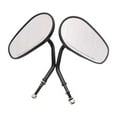 thumbnail image 1 of jinwen 2 Pieces Motorcycle Rear View Mirrors Accessory for 883 Black, 1 of 9